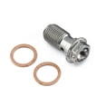 thumbnail image 2 of Titanium Single Banjo Bolt Front Brake Caliper (1.00mm) Race Spec, 2 of 6