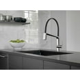 thumbnail image 2 of Delta 9693-Dst Pivotal Pull-Down Kitchen Faucet - Black, 2 of 7