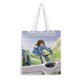 thumbnail image 1 of Nausicaa del Valle del Viento Bolso de tela con estampado de lienzo para mujer, bolsa de compras reutilizable y estética, con cremallera interior, regalo para mujer,38*45cm., 1 of 6