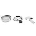 thumbnail image 4 of 9.5cm Windproof Fondue for Burner Outdoor Cooking Pot Camping Hiking Alcohol Sto, 4 of 5