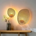 thumbnail image 5 of Creative Retro Wall Lamp Minimalist Rattan Lamp For Living Room Bedroom Beside Living Room Background Home Decor, 5 of 7