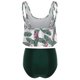 thumbnail image 2 of Conjunto de bikini tankini con volantes para mujer Traje de baño de cintura alta Traje de baño Traje de baño de playa, 2 of 3