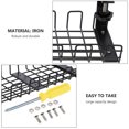 Moluckfu Desk Cable Management Tray Iron Organizer Rack for Home ...