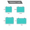 thumbnail image 4 of Stove Top Covers for Electric Stove, Turquoise Glass Stovetop Cover Protector, Modern Pure Turquoise Induction Cooktop Protector Oven Mat for Kitchen Countertop 24"x21", 4 of 8