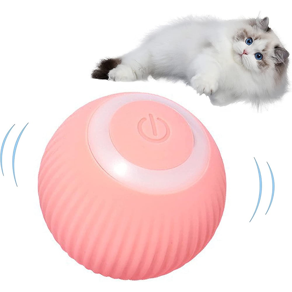 Ugerlov Intelligent Interactive Cat Toys Ball with LED Lights, Cat Toys