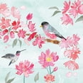 thumbnail image 3 of June, Dina 12x12 Black Modern Framed Museum Art Print Titled - Flowers and Feathers IV, 3 of 5