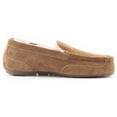 thumbnail image 4 of Parfeying Men's Indoor Outdoor Sheepskin Moccasins Slippers Memory Foam Driving Style Shoes, 4 of 8