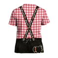 thumbnail image 4 of Men's Oktoberfest Suspender Lederhosen Costume Shirt Realistic 3D Print Festival Casual Tops, 4 of 4