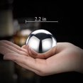 thumbnail image 4 of Juego de 4 piedras de whisky reutilizables de acero inoxidable de 5,6 cm, 4 of 5