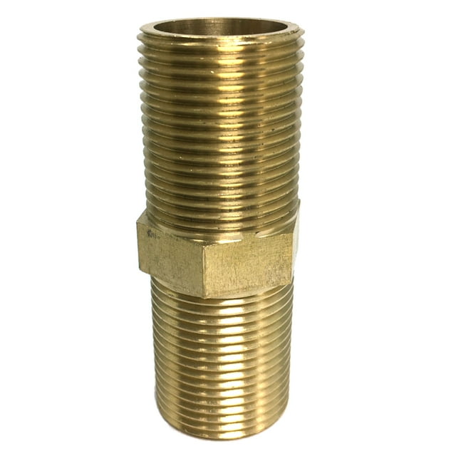 Conector de fontanería de Adaptador de pezón Zulema Adaptador de rosca de latón 70mm