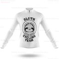thumbnail image 5 of Chaqueta de ciclismo de manga larga para hombre con diseño de perezoso, ropa de ciclismo de montaña para primavera y otoño, uniforme de bicicleta, camiseta de carreras de bicicleta de carretera transp, 5 of 5