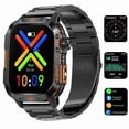 thumbnail image 1 of Smart Watch LED Flashlight Bluetooth Call(Answer Make Calls) IP68 Waterproof Multimedia Message Reminder Smartwatch for Android Ios Women Men Watch, 1 of 1