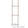 thumbnail image 1 of Newly Upgraded Version Rope Ladder With 6 Wooden Rungs Rope Ladder Climbing Ladder Swing Wood, 1 of 5