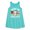 TURQUOISE, variant on - Game On Kindergarten - Back to School - Toddler and Youth Girls A-line Dress