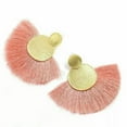 thumbnail image 2 of K-KED Tassel earrings women bohemian handmade geometric fringe rhinestone statement-#5, 2 of 6