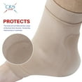 thumbnail image 4 of CRS Cross Achilles Heel Sleeve -Pair of Premium Padded Compression Gel Sleeve / Sock for Cushion & Protection of Haglunds Bump, Tendonitis, & Bursitis (X-Large), 4 of 8