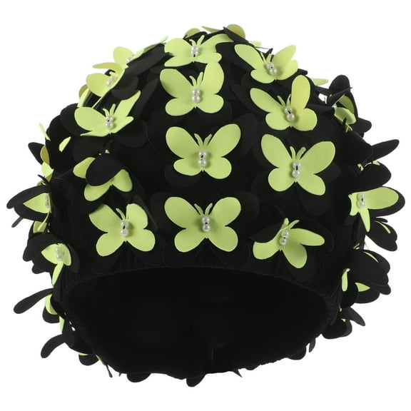 ELAYARD Swim Cap Adult Petal Design Swimming Hat For Hair Protection Chlorine Resistance 1Pack