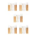 thumbnail image 1 of Dalazy 1/2/3/5 7Pcs Bamboo Handle Crochet Dreadlock Hook Needle Hair Tool Making Braiding 7 pcs Crochet Needle Set 5PCS, 1 of 1
