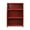 Aquamarine, variant on American Heartland 40848CR 48 in. Poplar Contemporary Bookcase, Caribbean Rum