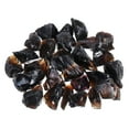 thumbnail image 1 of Fire Glass for Fire Pit, 2-3mm(1/9") High Luster Natural Glass Rocks, Black, 1 of 3