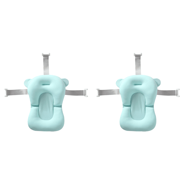 Almohada Baño para Bebé Alfombrilla Flotante Soporte Ducha 0 A 12 Meses (claro) Azul