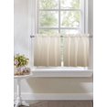 thumbnail image 3 of Half Window Curtains 24 Inches Long, Beige Brown Ombre Window Treatment Curtain Drapes, Modern Abstract Art Gradient Aesthetics Short Curtains Tiers for Kitchen Over Sink, 27.5"x24", 2 Panels, 3 of 7