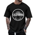 thumbnail image 2 of California Graphic Tees for Men 2026 Summer Casual Short Sleeve Crewneck T Shirts West Coast Streetwear, 2 of 5