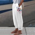 thumbnail image 1 of WILLBEST Pantalones Casuales para Mujer, Moda de Primavera y Verano, Pantalones Casuales Estampados, Pantalones Casuales con Bolsillos para Comodidad y Estilo Diario. Chica, 1 of 4