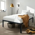 thumbnail image 4 of Amolife Heavy Duty Twin Size Metal Platform Bed Frame with 16.5'' Large Under Bed Storage Space, 4 of 9