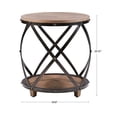 thumbnail image 2 of Cirque Bent Metal Accent Table Antique Bronze See below, 2 of 2