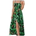 thumbnail image 2 of SMihono Robe Maxi Bohème d'Été pour Femmes Grande Taille Mode Décontractée Printemps et Été Sans Manches Col Carré Robe de Plage, 2 of 9