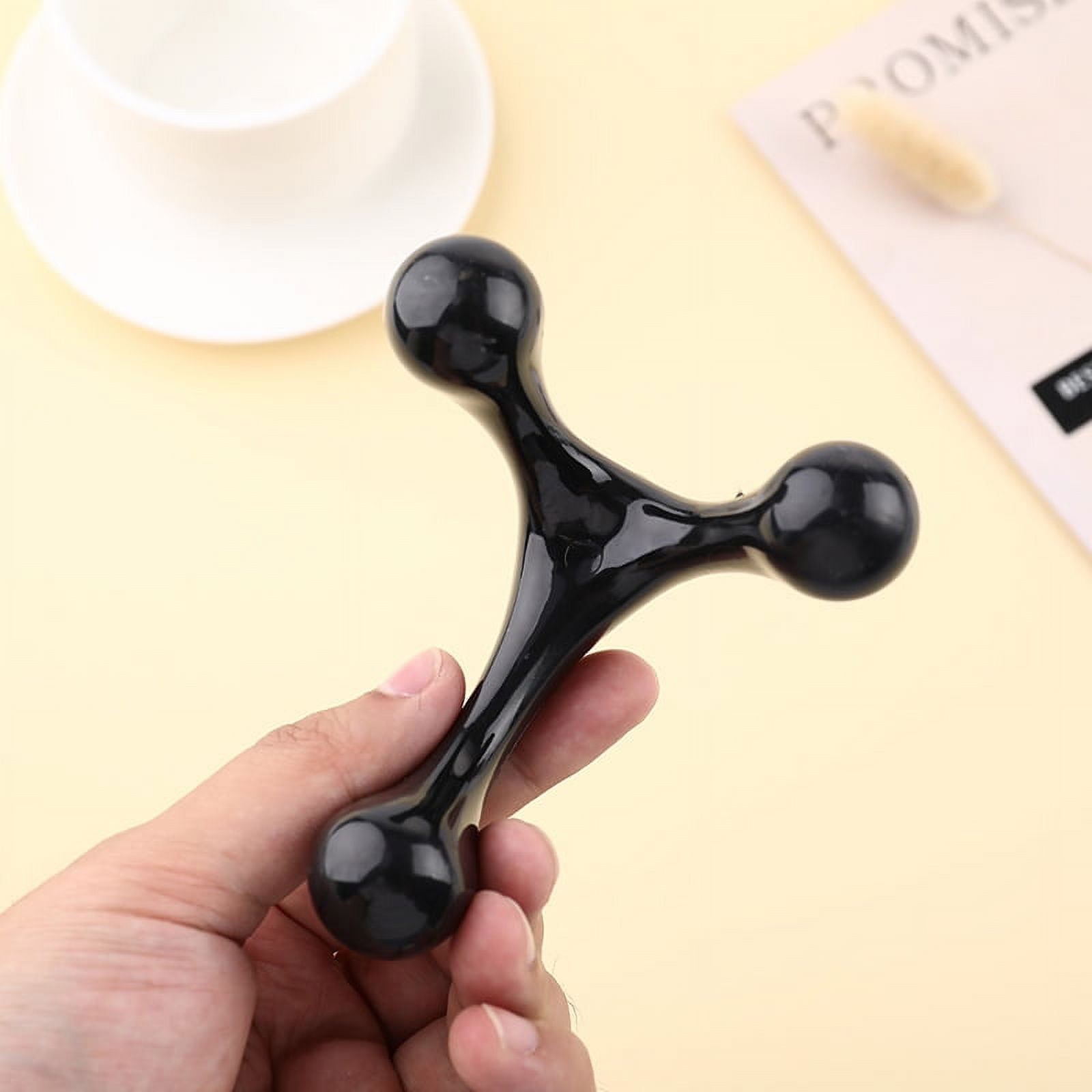 1PC Mini Handheld Manual Massager Full Body Massage Tool Triangle Foot Massag WA