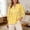 Yellow, variant on MAIHAN Women Polo Shirt Half Sleeve Summer Tees Casual Basic Tee Shirts Loose Fit Cute Basic Spring Fashion Outfits 2026