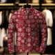 thumbnail image 3 of Suéter navideño con estampado 3D para hombre, chaqueta informal holgada, abrigo tipo cárdigan festivo, ropa de abrigo elegante, ropa de hombre feliz Navidad, 3 of 5