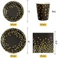 thumbnail image 3 of 175rosegoldpartyaccessoriesWhitepaperplatesandnapkinsMugsSilverBlack, 3 of 5