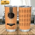 thumbnail image 2 of Guitar Gifts For Dad Tumbler With Lid 20 Oz Stainless Steel Coffee Cup Music Gifts For Guitarist Fathers Day Travel Mug Funny Guitar Lovers Gifts For Him On His Birthday, 2 of 6