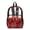 Leopard Bow Print Red, variant on SEANATIVE Clear Bookbag for Girls Boys Transparent Backpack See Through School Daypack PVC Heavy Duty Unisex School Backpack for Teens Kids, Soccer Galaxy Violet