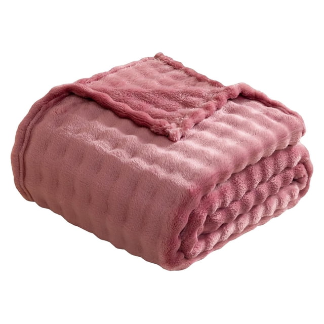 39x59 Inch Cooling Blanket for Dogs Soft Bubble Throw Blanket Flannel Blanket Cozy Blanket for Couch Soft Breathable Smooth Lightweight Summer Comforter for All Seasons, Gifts for Women