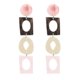 thumbnail image 2 of Elegante Acrílico Geométrico Cuelga Los Pendientes Declaración Joyería Para Del Club Nocturno Rosado, 2 of 7