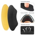 thumbnail image 5 of Premium Heel Pads Inserts Grips Liner for Men Women,Back of Heel Protectors Cushions Prevent Too Big Shoe from Heel Slipping,Blisters,Filler for Loose Shoe Fit-5Pairs[Black], 5 of 6