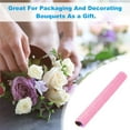 thumbnail image 5 of NOGIS Jacquard Net Mesh Openwork Floral Wrapping Paper 1 Roll Florist Supplies Flower Bouquet Wrapping Paper Floral Supplies for Fresh Flowers, 177" L x 19.7" W (Pink), 5 of 7