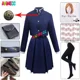 thumbnail image 2 of ANIMECC en existencia S-2XL Kugisaki Nobara Cosplay disfraz peluca bolsillo tatuaje calcetines Anime Halloween mujeres uniforme conjunto completo para mujeres, 2 of 5