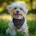 thumbnail image 2 of Dog Bandana 1 Pack,Black White Halloween Candle Eye Bat Pattern Bandanas for Dogs,Cat Bandana,Small/ Large Dog Bandana 2 Size,Dog Bandanas Girl Boy, 2 of 5