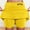 Yellow, variant on Women's Mid Rise Culottes With Pocket Sports Casual Fashion Printed Skirt Poodle Skirt for Girls Girls Sequin Skirt Trendy Skirts Bikini Skirt Bohemian Skirts for Women Long Jean Skirt Sweat Skirt