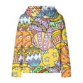 thumbnail image 6 of Mercatoo Hooded Pullover for Girls 𝗖artoon Print Long Sleeve Warm Cute Sweatshirt Fall Loose Tops with 𝗞angaroo Pocket, 6 of 7