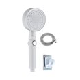thumbnail image 1 of Cabezal de ducha de 5 modos ABS para producto de baño doméstico (juego de tres piezas) blanco Hugtrwg Para estrenar, 1 of 9
