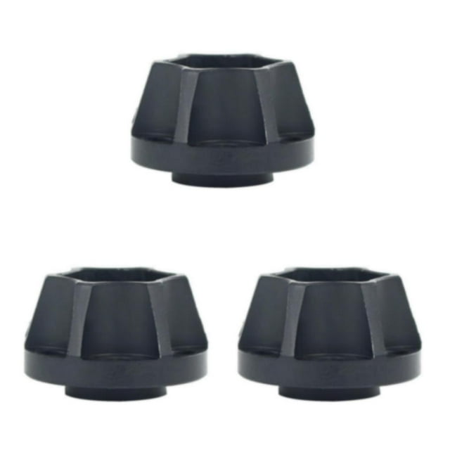 maskred 4PCS Wheel Hubs for RC 1 10 Crawler 9 2 Wheel Rims High-Performance Upgrade Black 12mm 3Set