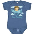 thumbnail image 3 of Inktastic 1st Birthday Airplane Teddy Bear I'm One Today Boys or Girls Baby Bodysuit, 3 of 5