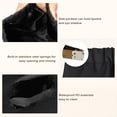 thumbnail image 4 of Unique Bargains Mini Cosmetic Bag Small Portable Makeup Bag Multiple Inner Pocket Storage Bag Women Cosmetic Pouch Black, 4 of 8