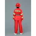 thumbnail image 3 of WhouRiu Little Boys Outfit Set Halloween Fireman Role Play Jacket Pants with Toy Kids Party Costume Outfits,8-Piece Red,Sized 7-8, 3 of 7
